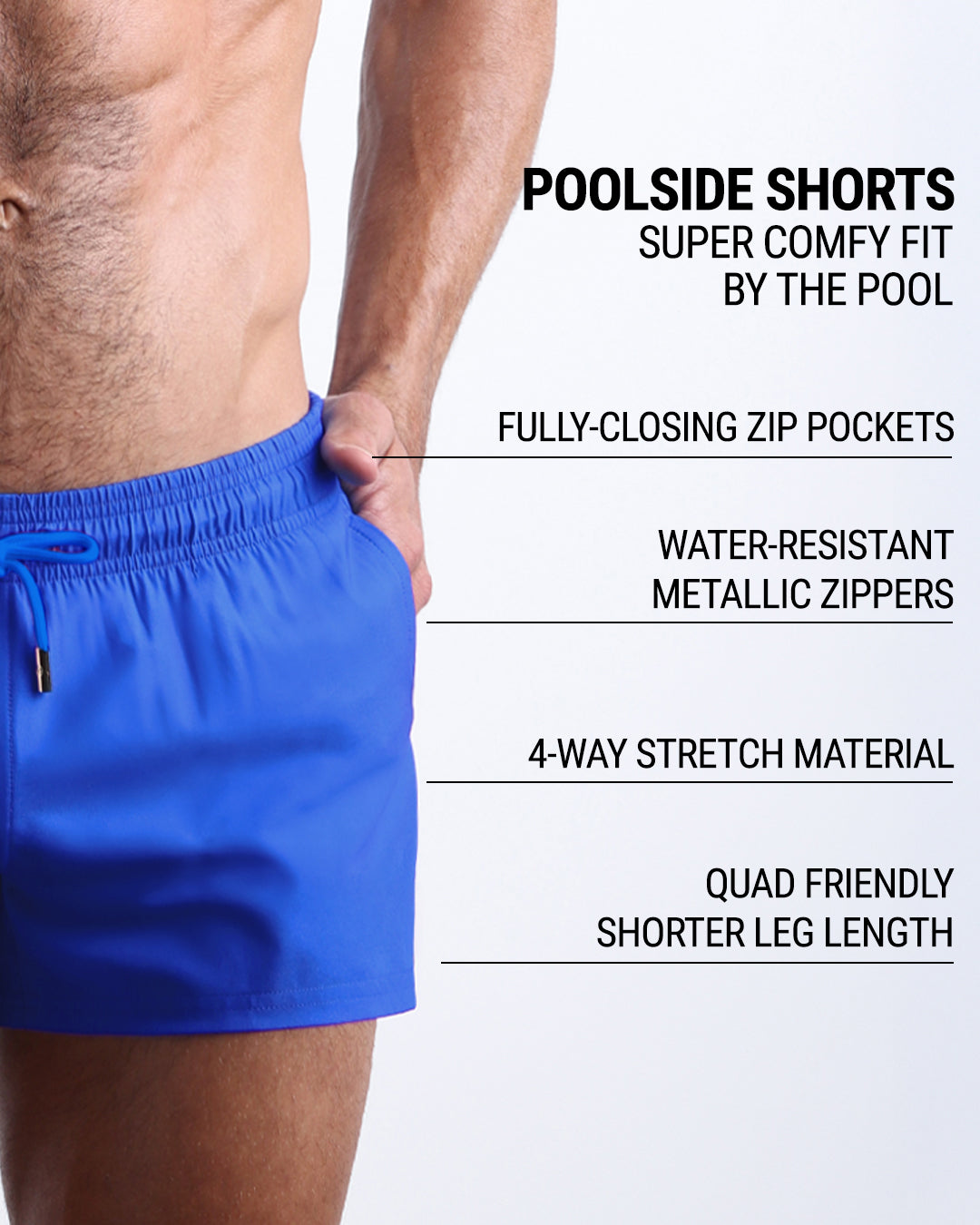 CLUB BLUE - Poolside Shorts | DC2
