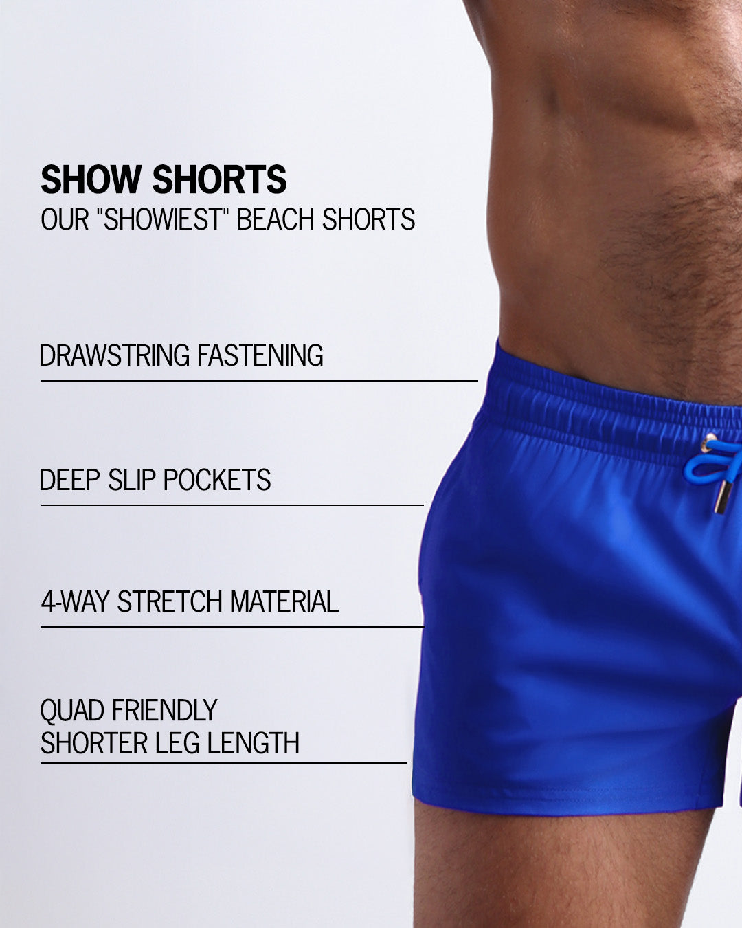 CLUB BLUE - Show Shorts