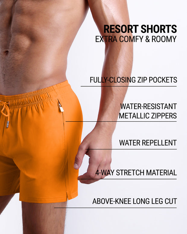 MATCH POINT ORANGE - Resort Shorts | DC2