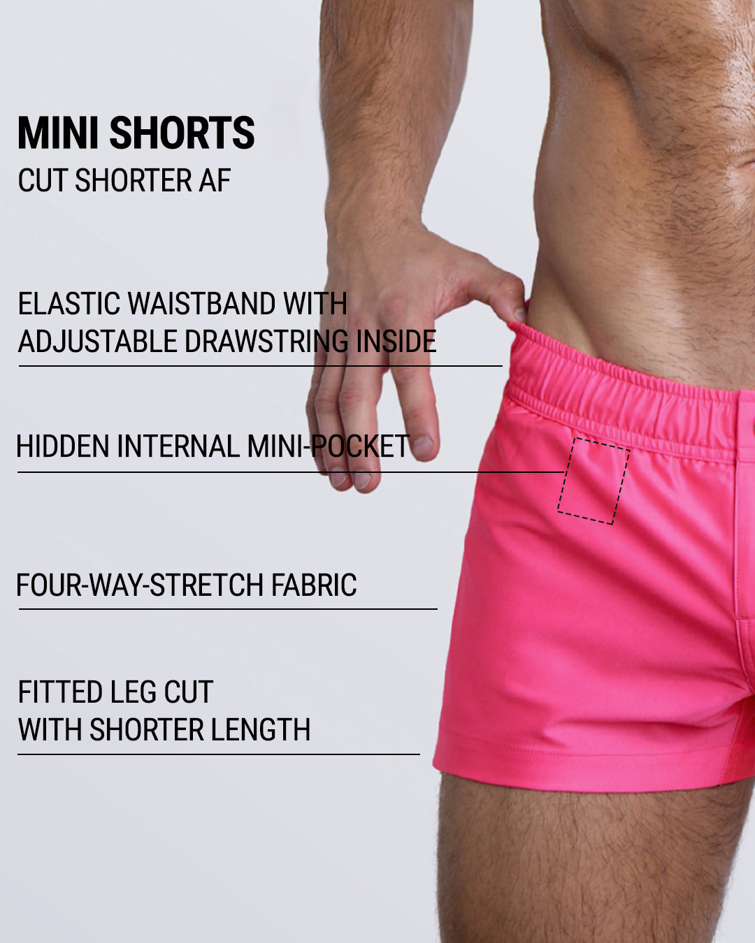 PINK BOMB - Mini Shorts | DC2