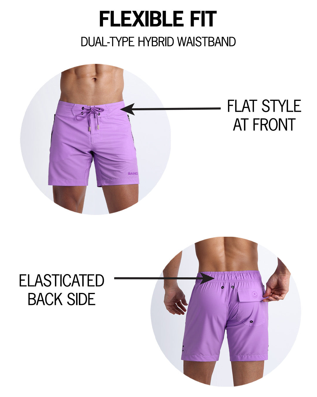 NEO VIOLET - Flex Boardshorts