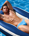 The MAGNET BLUE Swim Mini Brief by BANG! Clothes the official brand of men's swimwear.