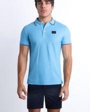 Complete your effortlessly stylish ensemble with our BISCAYNE LIGHT BLUE Polo Shirt paired perfectly with the BANG! Street Shorts.