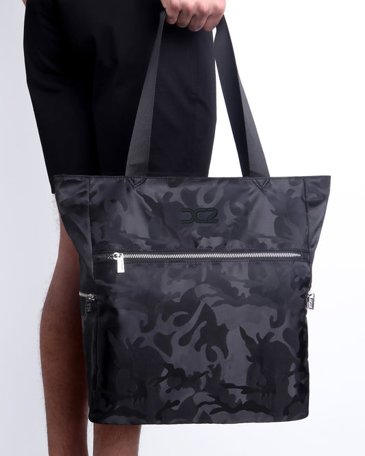 BLACK CAMO - Poolside Tote Bag Foldable/Portable | DC2