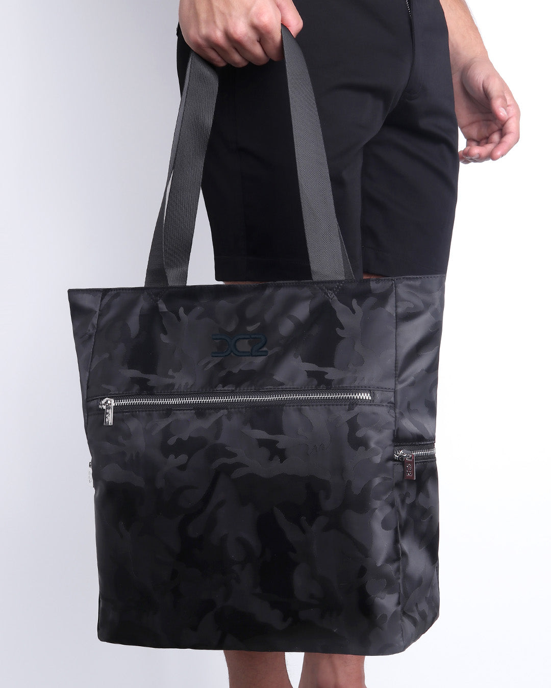 BLACK CAMO - Poolside Tote Bag Foldable/Portable | DC2