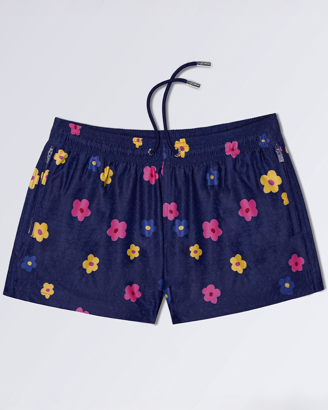 DC2 Buy Myself Flowers (Cool) Poolside Shorts — product detail showing floral print and drawstring waist.