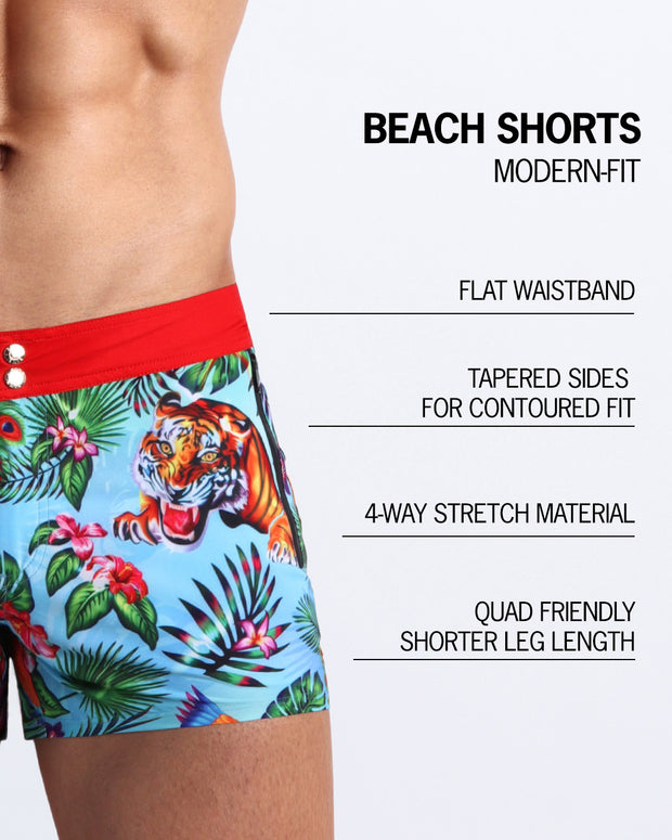 DISCO JUNGLE - Beach Shorts