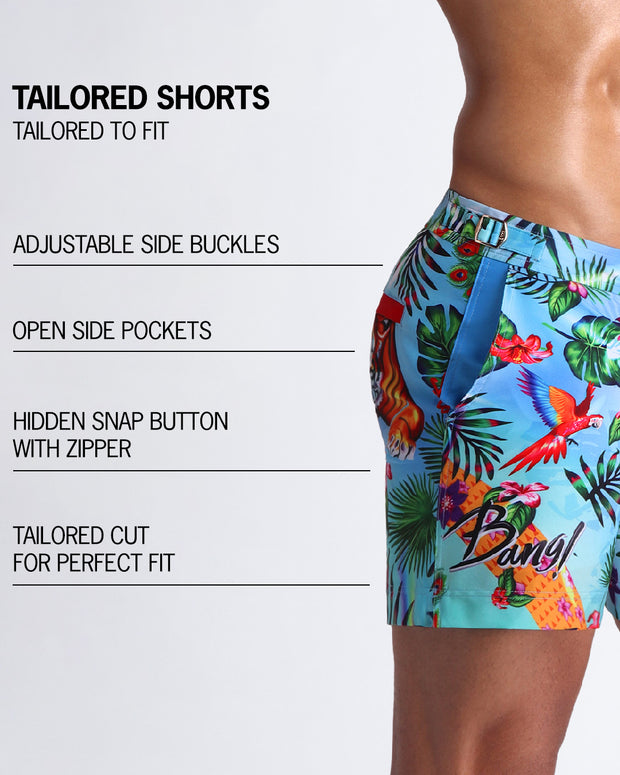 DISCO JUNGLE - Tailored Shorts