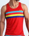 STRIPE'A'POSE ROUX - Tank Top