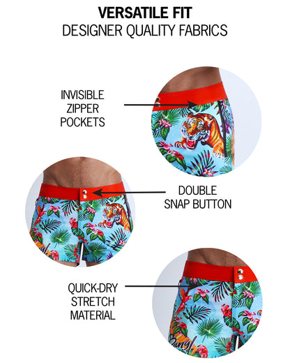 DISCO JUNGLE (Outlet Version) - Beach Shorts