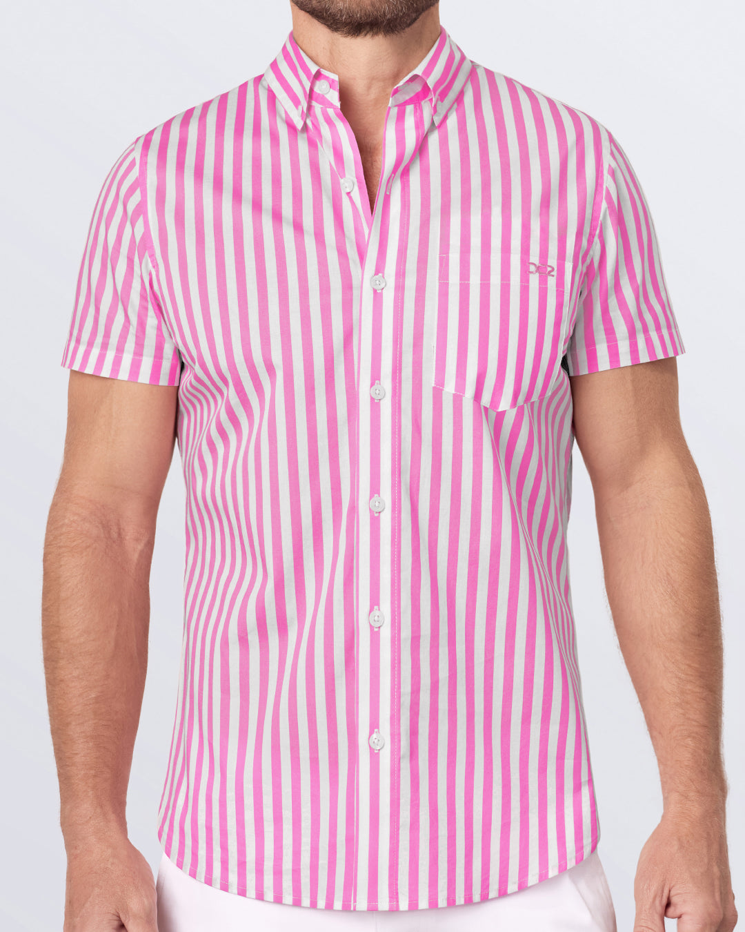 FAST LINES (CHILL PINK) - Cotton Shirt | DC2