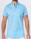 FAST LINES (SKY BLUE) - Cotton Shirt | DC2