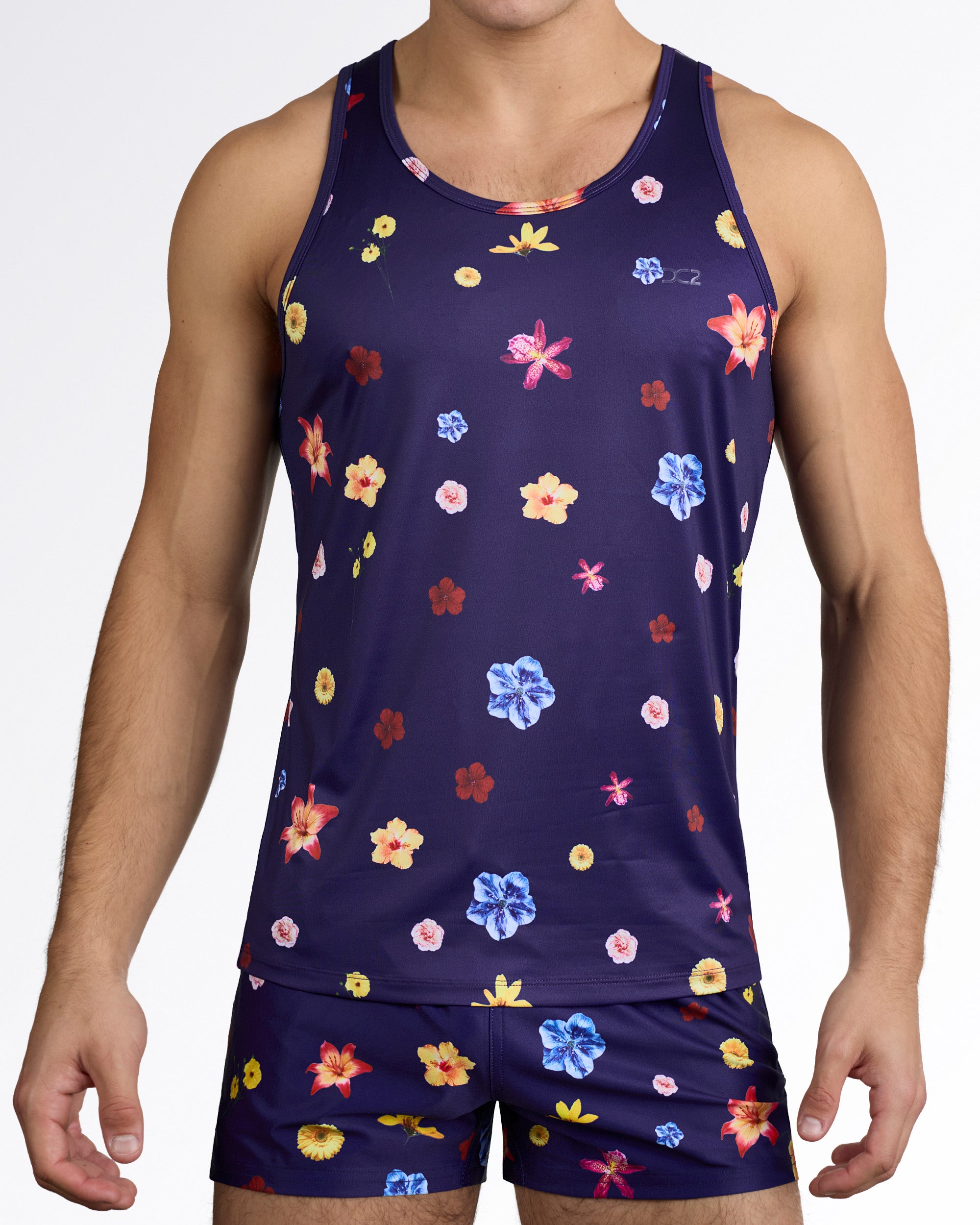 FLOWER POWERS (BLUE) - Tank Top | DC2