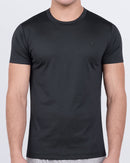 DC2 IRON BLACK — model wearing Iron Black Fitness T-Shirt, featuring athletic fit and smooth performance fabric.