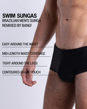 JET BLACK - Swim Sunga | DC2