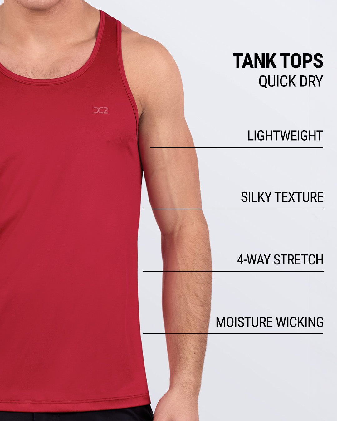 MAJESTIC RED - Tank Top | DC2