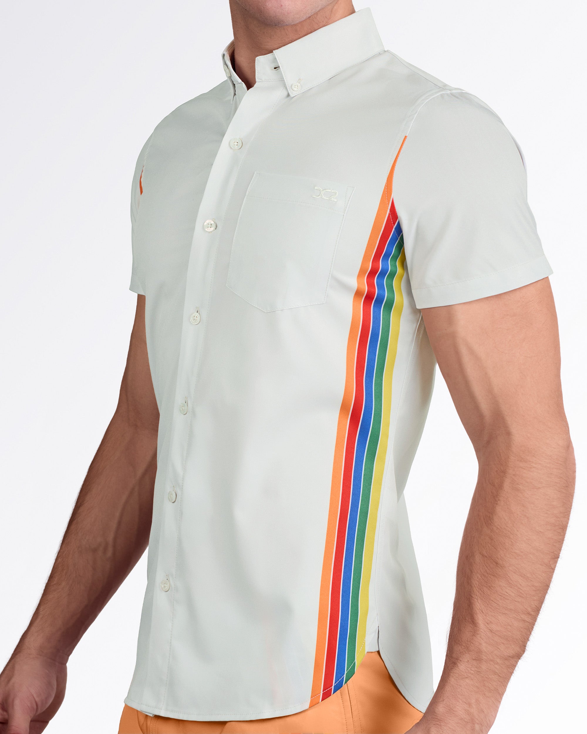 MIXTAPE STRIPES - Stretch Shirt | DC2