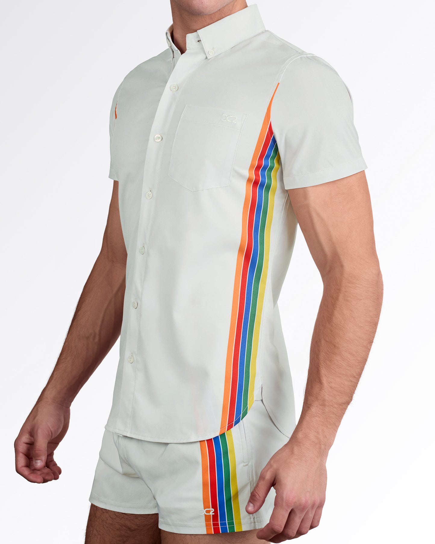 MIXTAPE STRIPES - Stretch Shirt | DC2