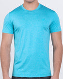 DC2 Olympic Blue Fitness T-shirt — model wearing men's athletic workout tee in Olympic Blue, featuring a slim-fit cut and moisture-wicking fabric.