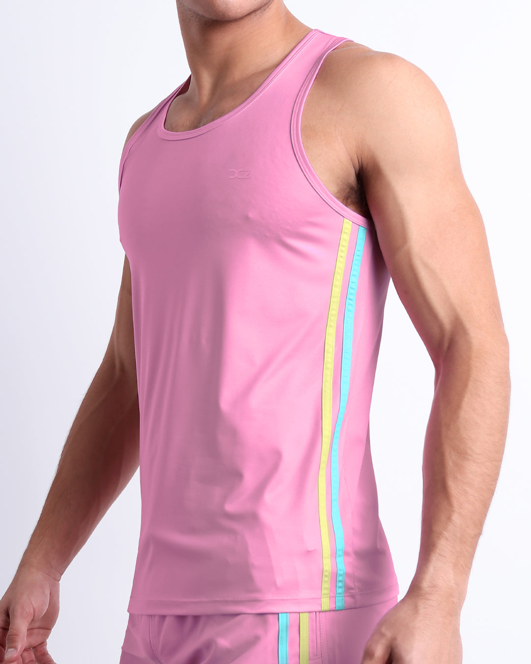 PADAM-PINK-Gym-Tank-Top-Men-