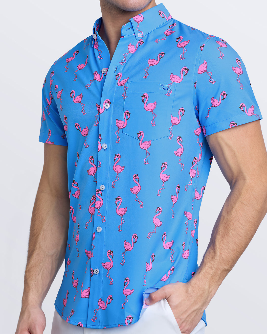 PINK FLAMINGOS - Stretch Shirt | DC2