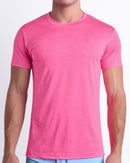 Pinktensity Workout T-Shirt with an athletic fit, crew neckline, soft quick-dry performance fabric, and tonal DC2 chest logo.