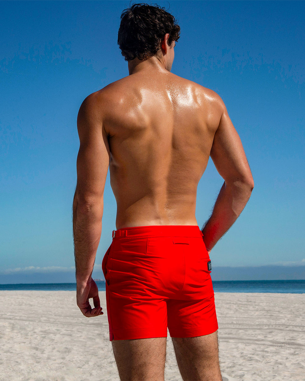 red dress shorts men Men's Performance 7-inch Golf Shorts: Crimson Red