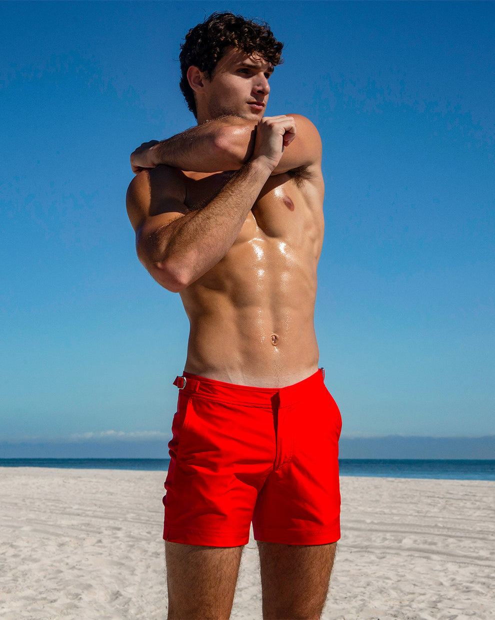red dress shorts mens Men's Red Shorts