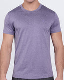 DC2 PURPLE MARVEL — model wearing Purple Marvel Fitness T-shirt, featuring athletic fit and breathable stretch fabric.