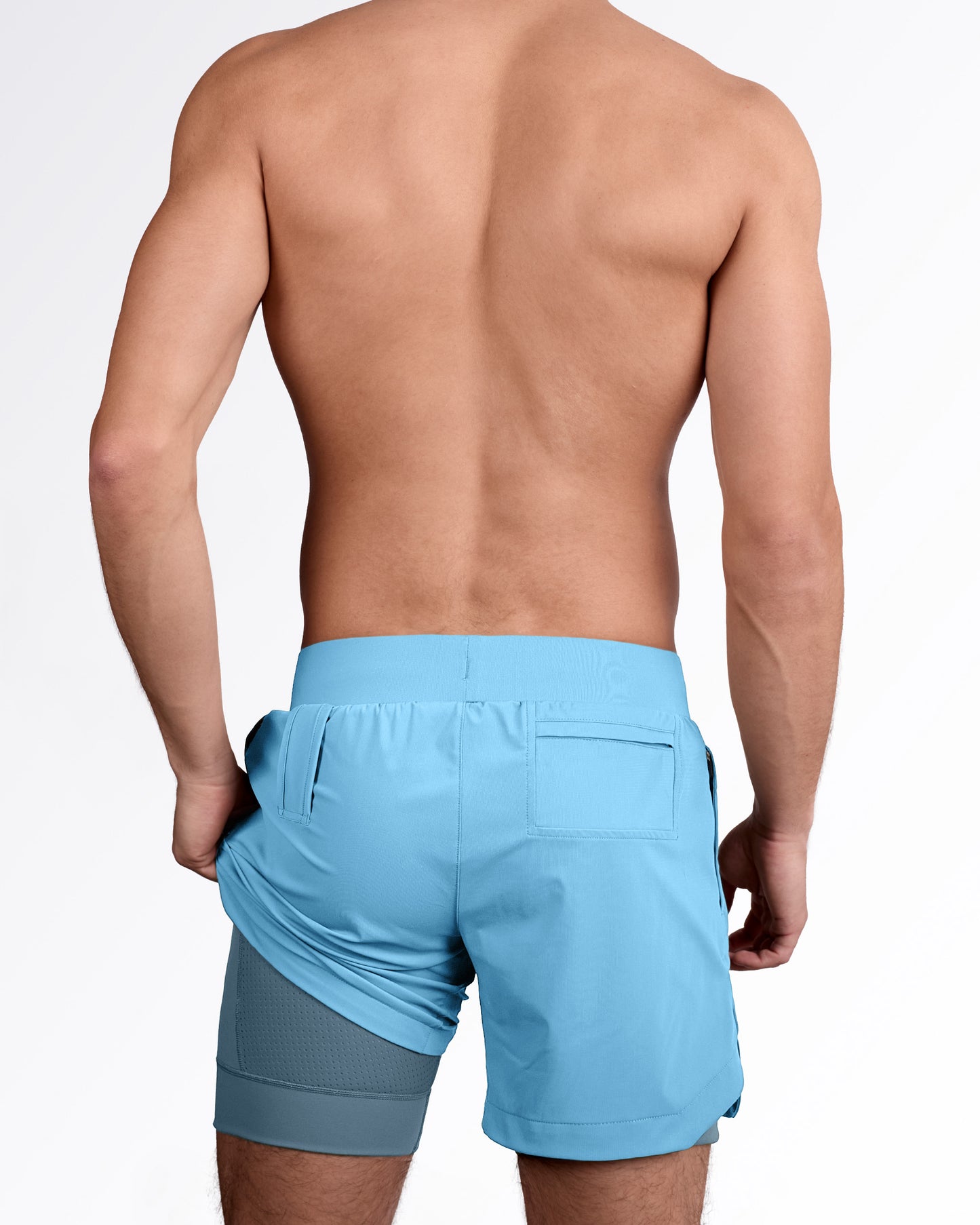 SKY BLUE - Endurance Shorts Lined 2-in-1 | DC2