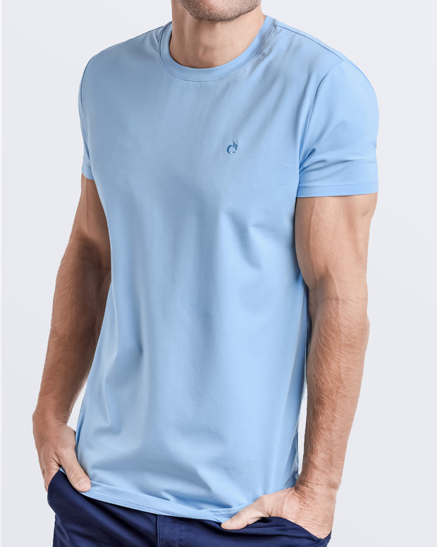 SKY BLUE - Modal Cotton T-Shirt | DC2