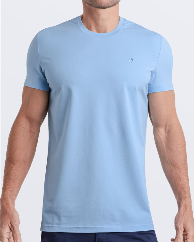 SKY BLUE - Modal Cotton T-Shirt | DC2