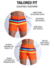 STRIPE'A'POSE REMIX (Outlet Version)  - Tailored Shorts