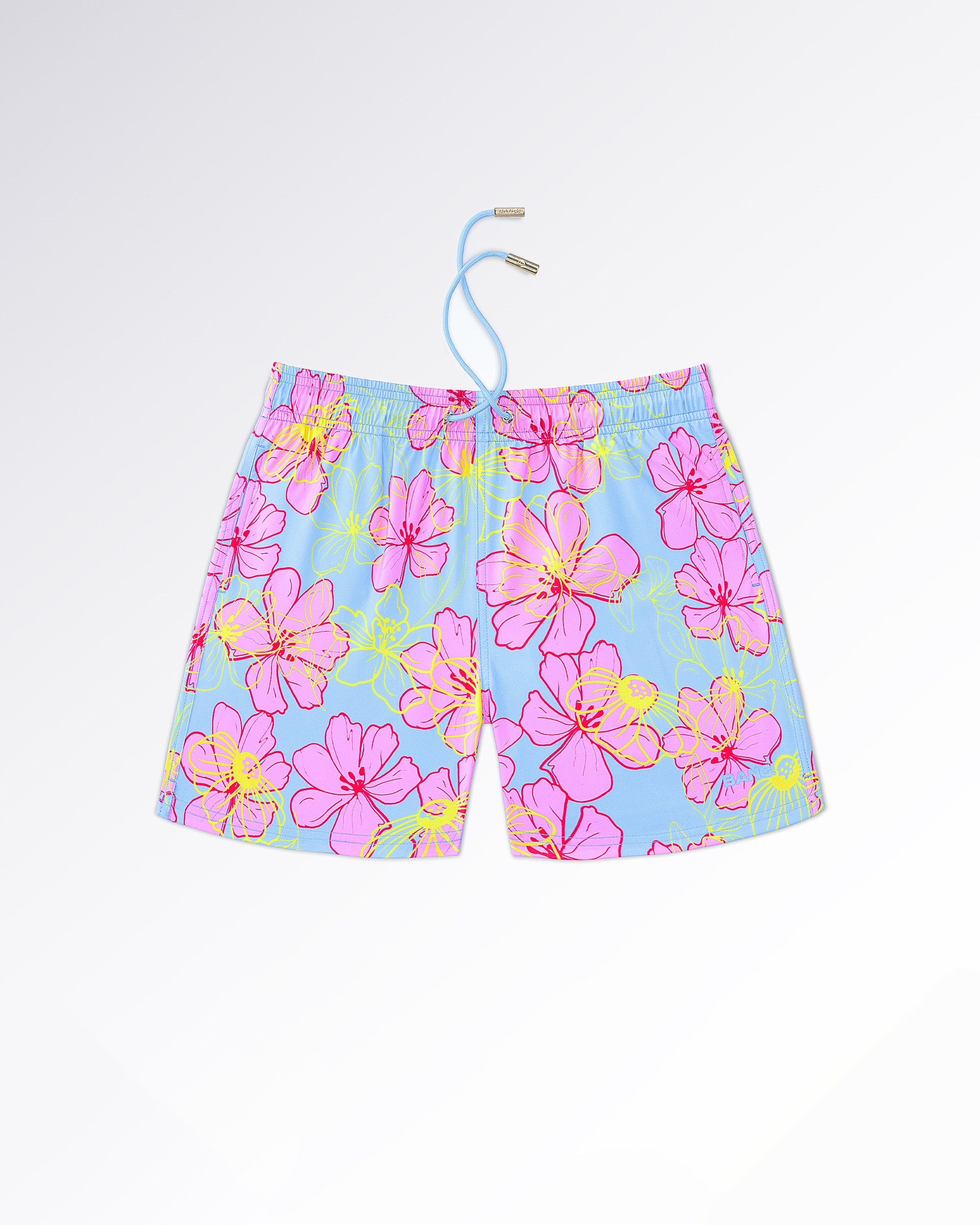 SURF FLOWERS (PINK/BLUE) - Resort Shorts