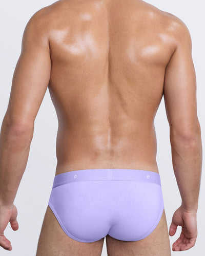 DC2 TAKE MY BREATH AWAY Modal Briefs — back view highlighting seamless contour and flattering cut in soft lavender.
