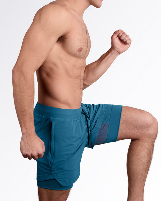 TEAL - Endurance Shorts Lined 2-in-1 | DC2