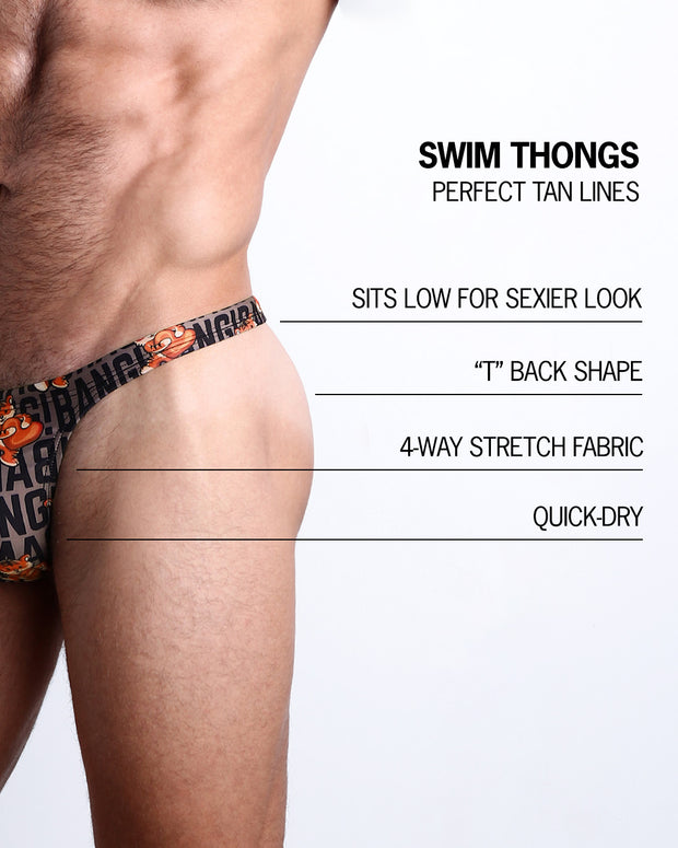 TIGER HEARTS - Swim Thong