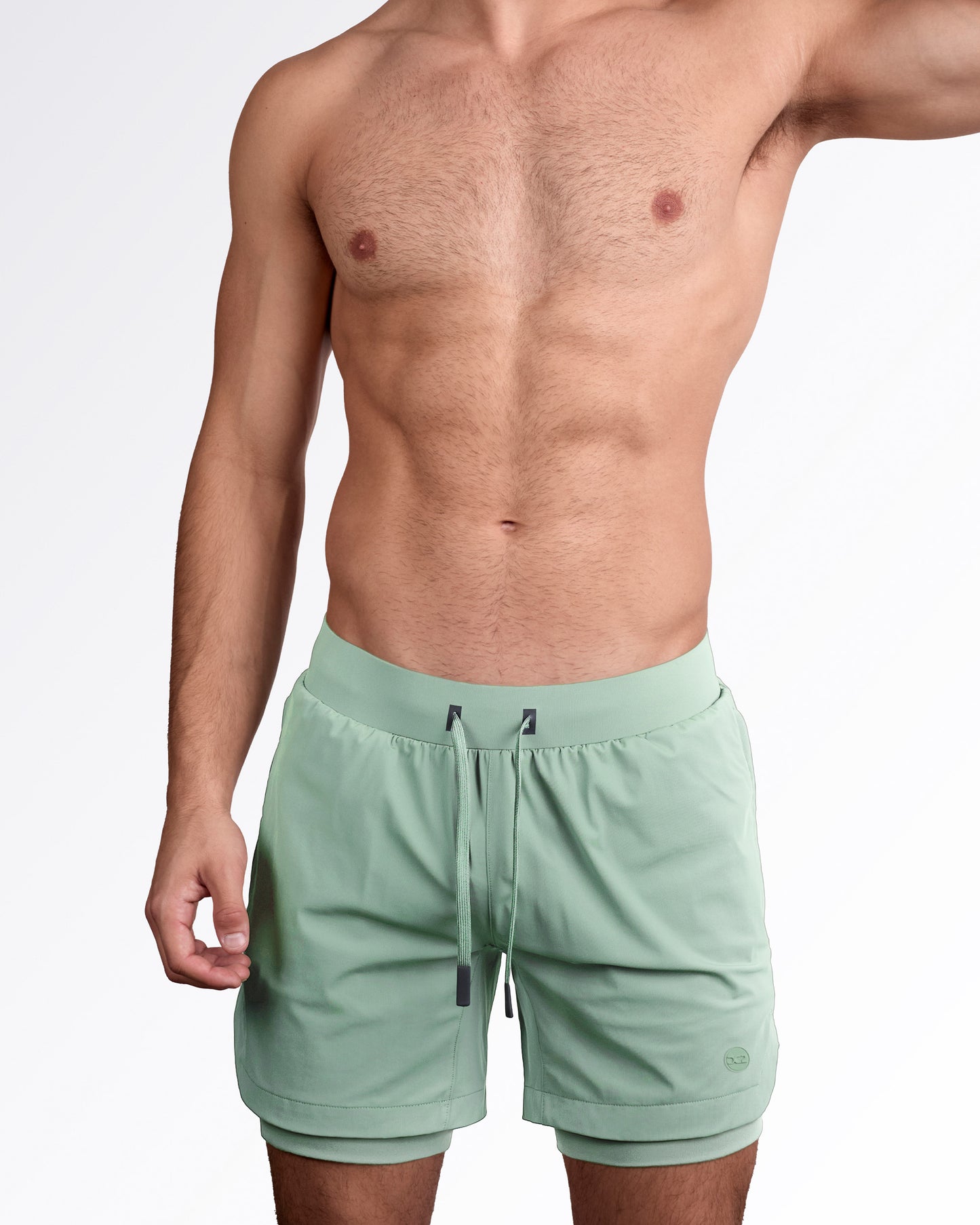 TRACK GREEN - Endurance Shorts Lined 2-in-1 | DC2