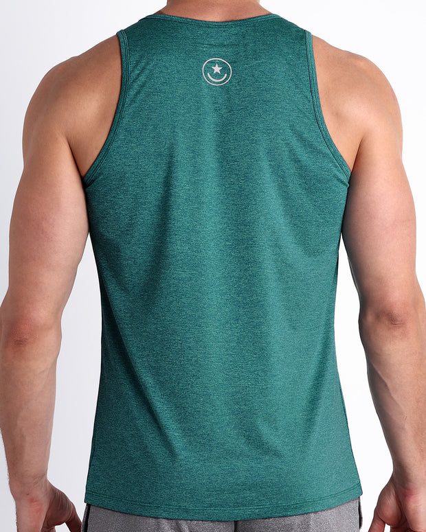 Back view of the TRAINER TEAL men&