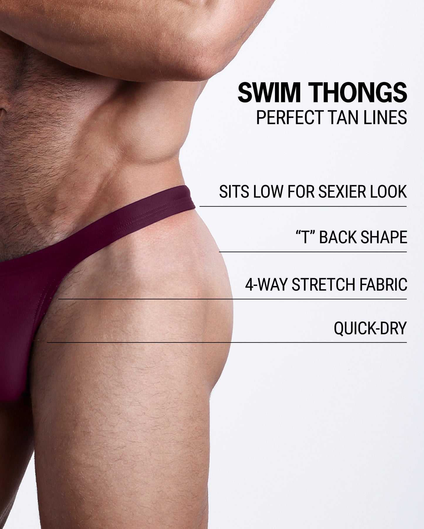 VERY BERRY - Swim Thong | DC2