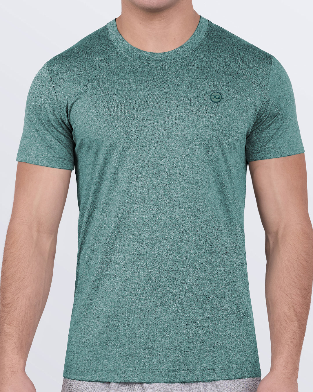 DC2 VIKING GREEN Fitness T-shirt — studio front view of men’s athletic tee for gym and active training.