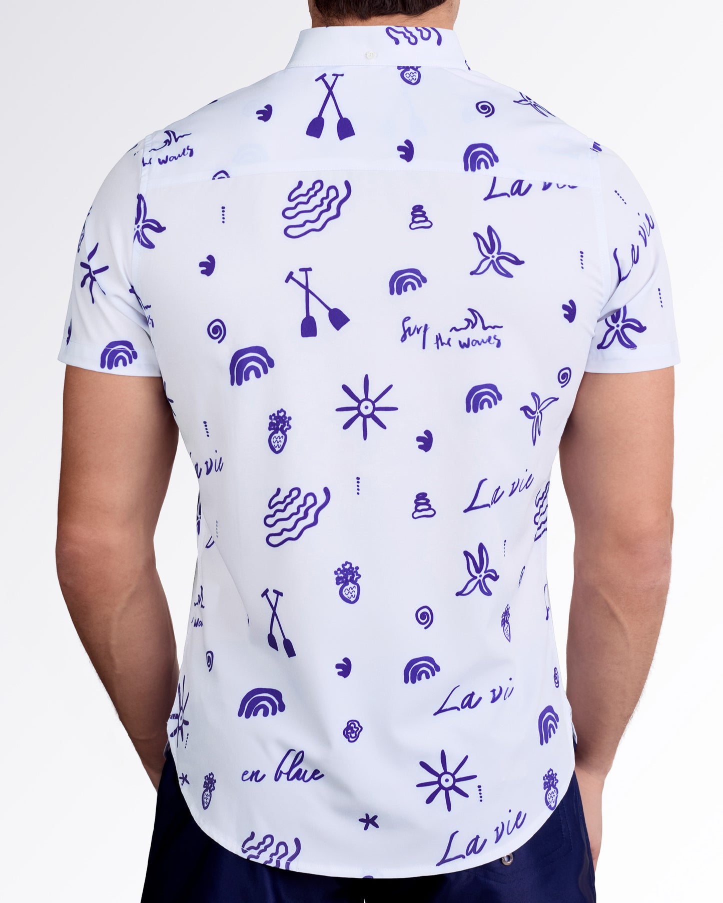 VIVA LA VIDA (BLUE) - Stretch Shirt | DC2