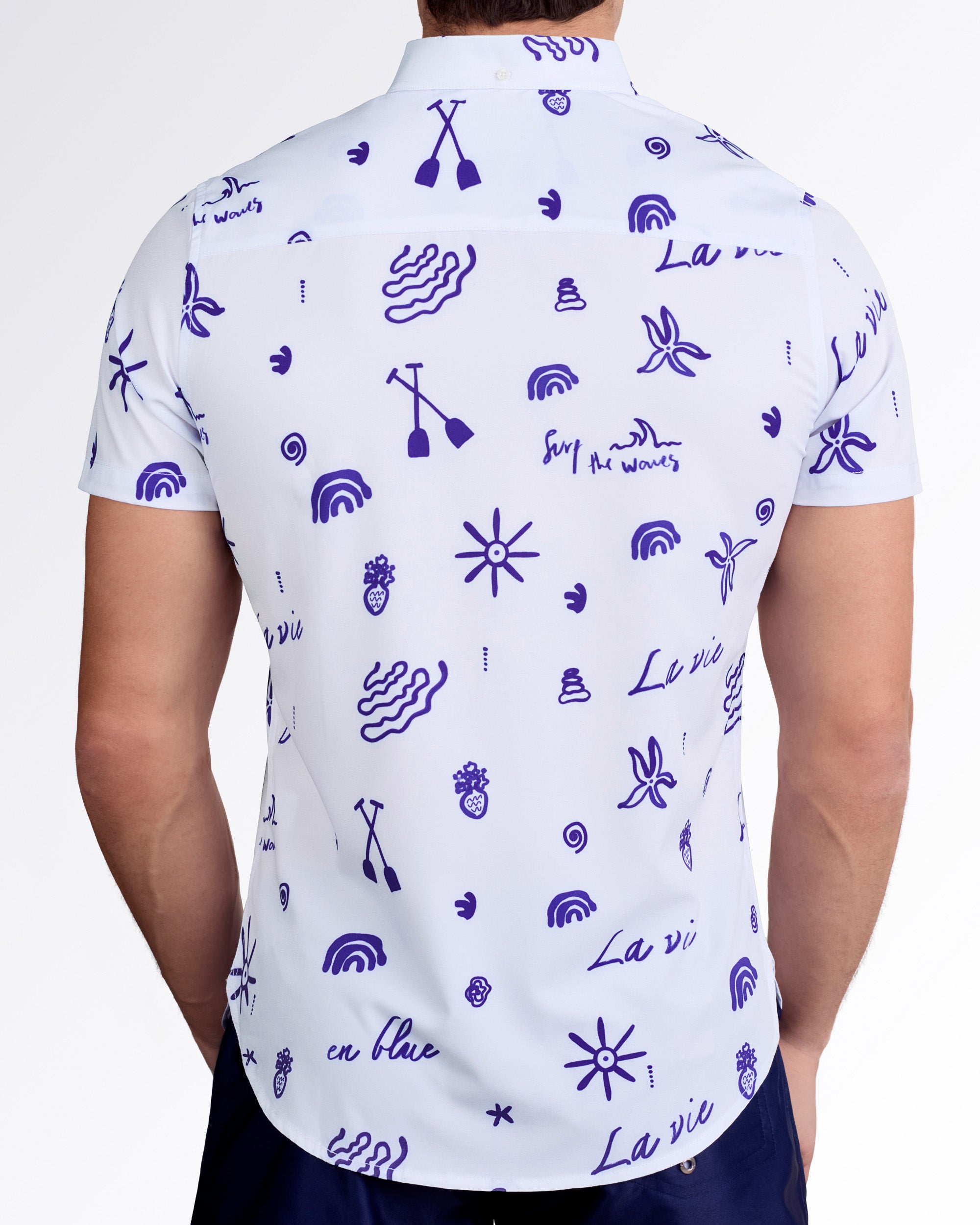 VIVA LA VIDA (BLUE) - Stretch Shirt | DC2