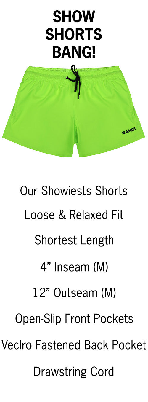 An infographic showing the BANG! Show Shorts features.