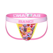 The BANG! Cotton Jockstrap in the BOY TOY print offering a perfect fit. 