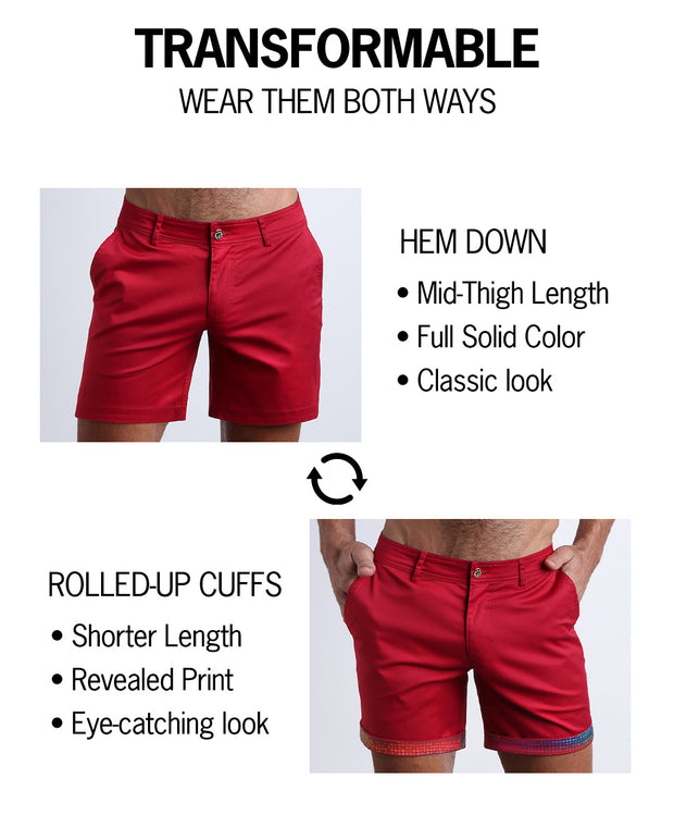 CONFESSIONS ON A RED FLOOR Street shorts by BANG! Clothes are tranformable. You&