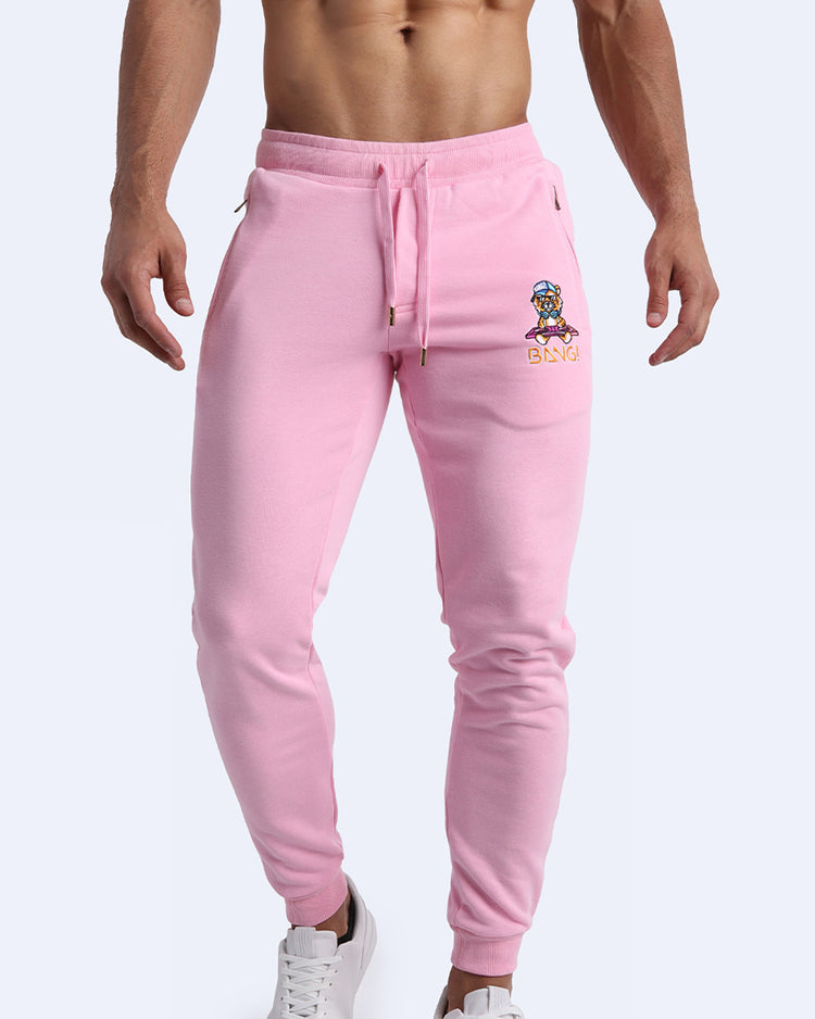 Good Vs pink perfect full zip & skinny joggers set