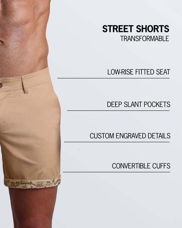 Men tailored fit chino shorts in LET&