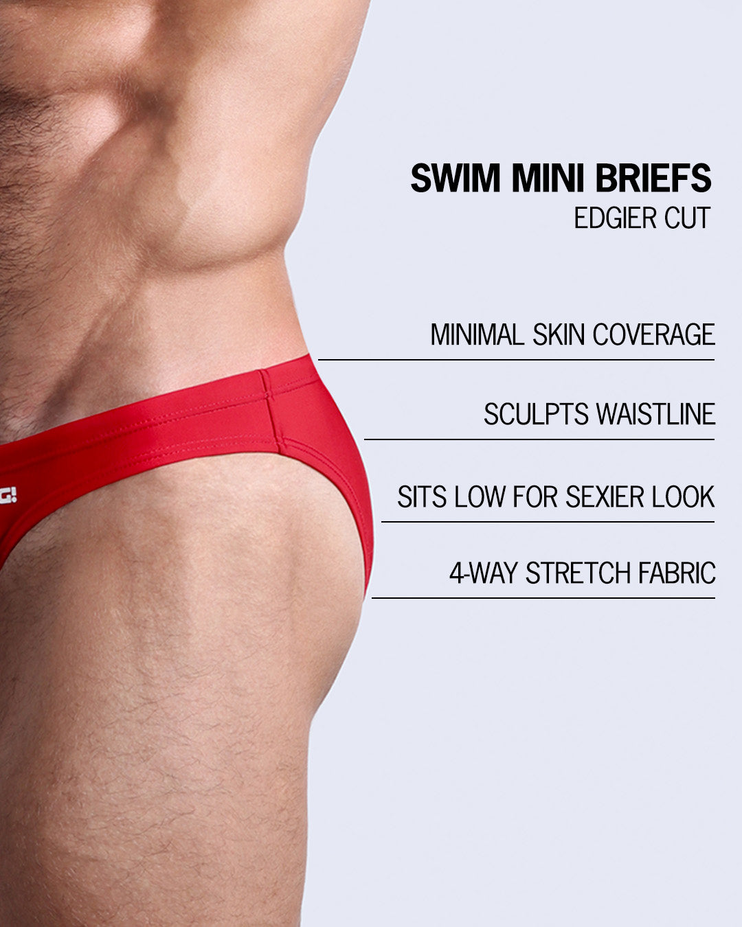 MAJESTIC RED - Swim Mini Brief
