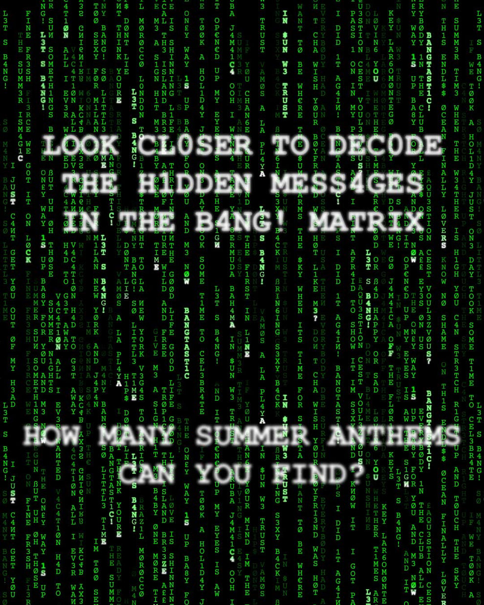 This swimsuit for men has multiple hidden messages within the matrix code. Offical black and green matrix colors